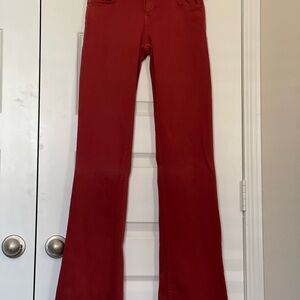 Sanctuary Denim Red Flared Pants